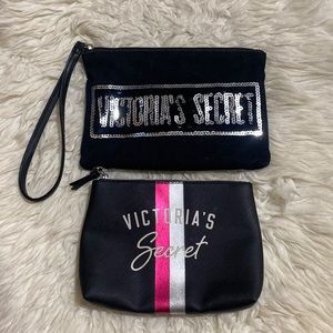 Victoria’s Secret Clutches/Cosmetic Bags Black‎ Sequined
